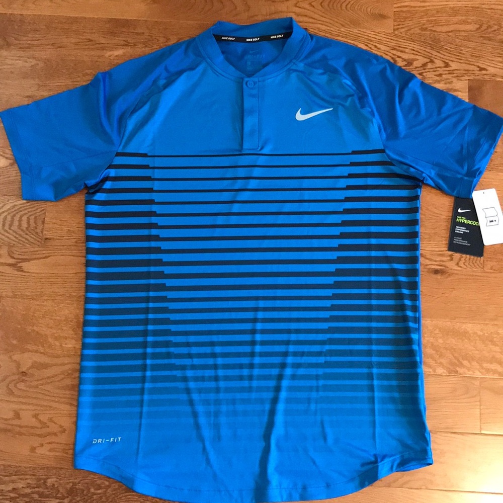 New Nike TW Tiger Woods Pro Men’s Golf Shirt Sz M